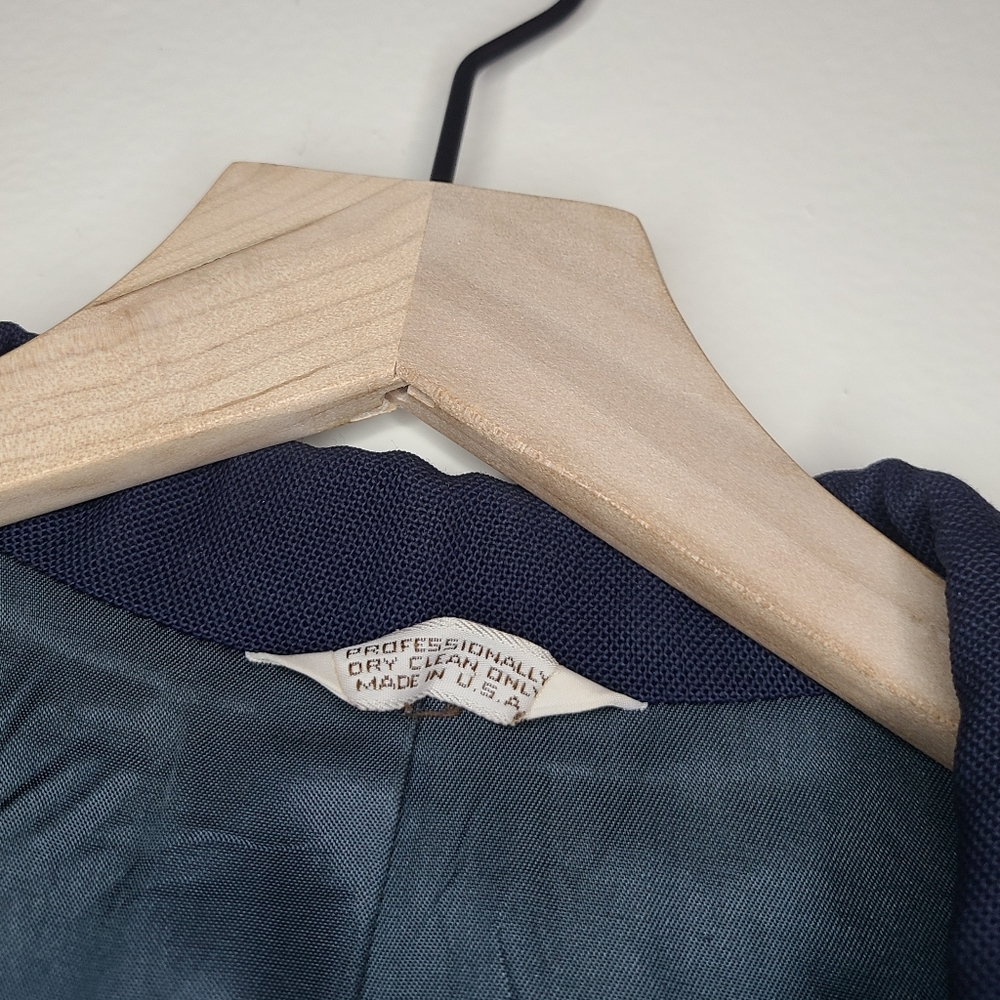 Navy Suit Jacket - image 5